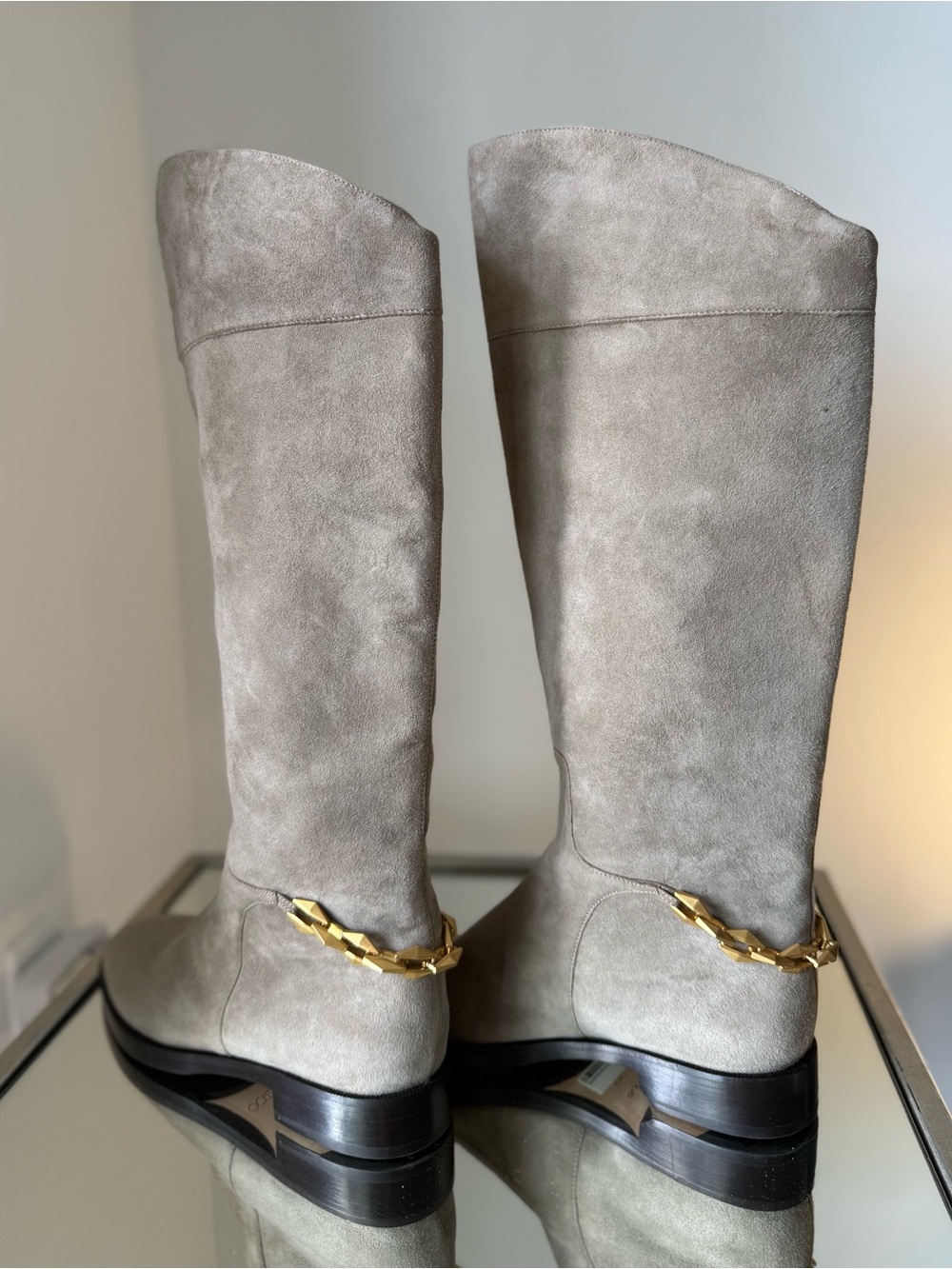 New JIMMY CHOO Nell suede knee-high boots 38 $1,695 - Picture 7 of 13